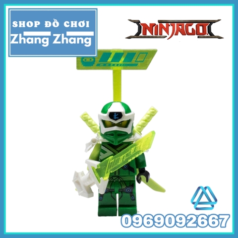 Đồ chơi Xếp hình Ninjago gồm ltron - Slash - Cole - Unagami - Jay- Kai- Flop- Lloyd Minifigures HJ104