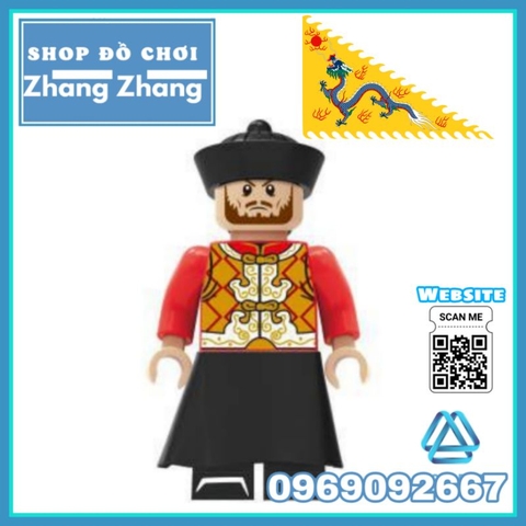 Đồ chơi xếp hình Trang phục Mãn Thanh thời đế quốc Đại Thanh Minifigures M8045