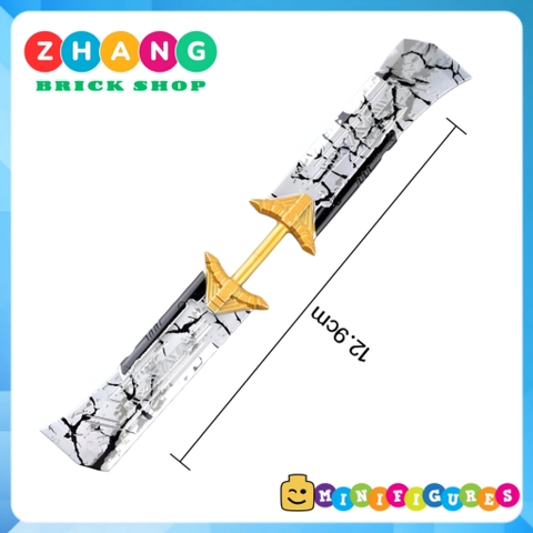 Xếp hình Đao Thanos và quyền trượng Loki - Thanos Double-edged Sword - Wand of Mind - Lego Minifigures Xinh Xh1400 x1404