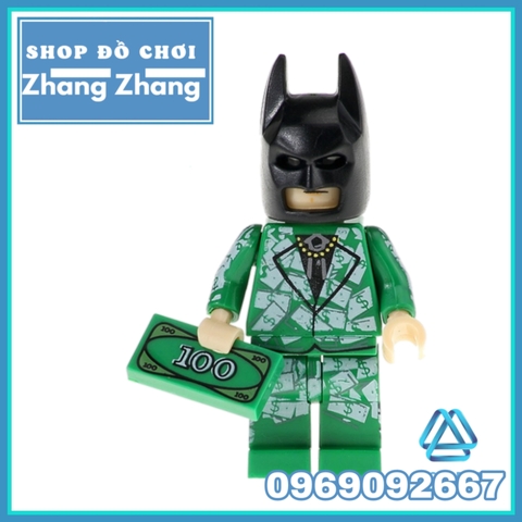 Xếp hình Batman Green Arrow Joker Apache Crazy Quilt Killer Moth Gotham Lego Minifigures POGO PG8110