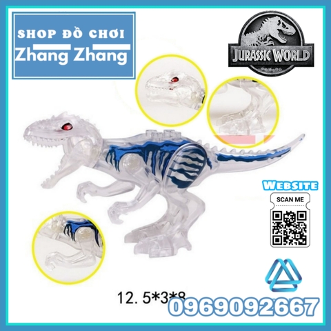 [12cm] Xếp hình khủng long Velociraptor T-Rex Pterosaur Tyrannosaurs
Triceratops Dilophosaurus Lego Minifigures YG77034