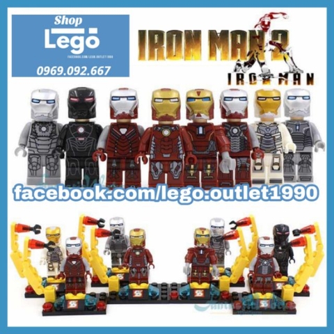 Xếp hình Iron Man tuyển tập Avengers Endgame Lego Minifigures Sy179