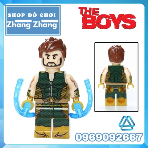 Xếp hình The Boys
Siêu anh hùng Homelander - Starlight - A-Train - Translucent - Black Noir Lego Minifigures Kopf KF6103