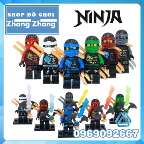 Xếp hình Ninjago Master of Spinzitzu Jane
- Kai
- Lloyd
- Cole
- Jay
- Nya Lego Minifigures Decool 10023 10028