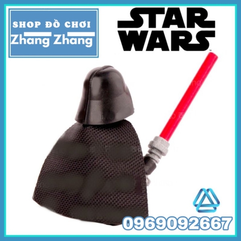 Xếp hình Star Wars nhân vật Darth Vader học trò Sith Lord Palpatine Lego Minifigures POGO PG633