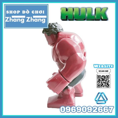 Xếp hình Red Hulk Big Figures Lego Minifigures POGO PG857 PG8262