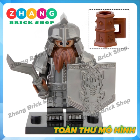Xếp hình Lord of the Rings Dwarves Warriors Tộc chiến binh người lùn Hobbit Lego Minifigures

Koruit KT1040