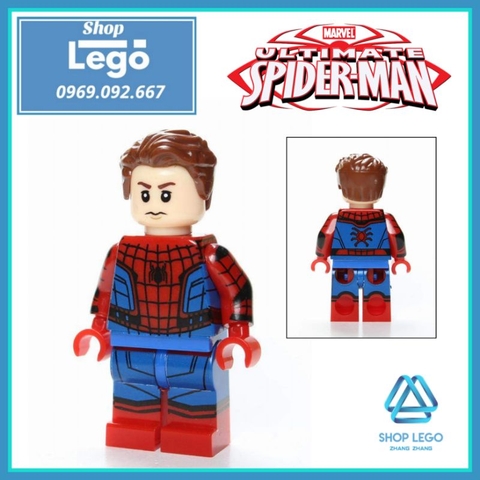 Xếp hình người nhện Spider-Man Civil War mới trong Avengers Lego Minifigures Kopf KF6090 KF1165