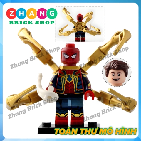 Xếp hình Avengers End Game Captain Marvel Spider-Man Pepper Thor Thanos America Rocket Racoon Lego Minifigures WM6061