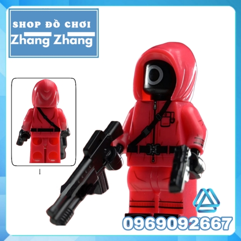 Đồ chơi xếp hình Trò chơi con mực Squid game gồm Seong Gi-hun và Kang Sae-byeok - Sang-woo - Il Nam Minifigures KDL808