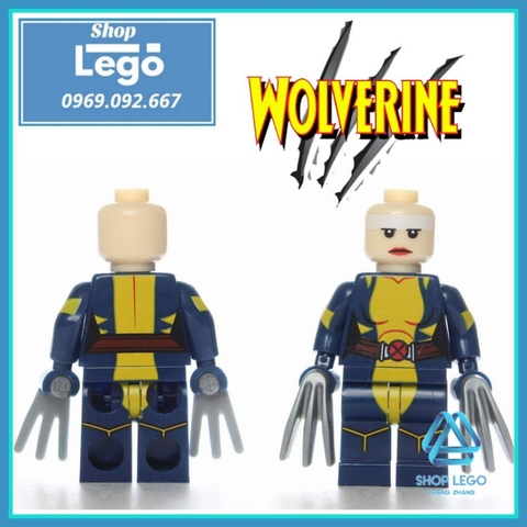 Xếp hình Nữ người sói Wolverine Laura Kinney trong The Savage Clone - X-23 Lego Minifigures Kopf KF432