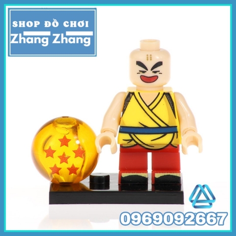 Xếp hình Dragon Ball Goku Gohan Krillin Launch Master Mutaito Lego Minifigures Pogo PG8167
