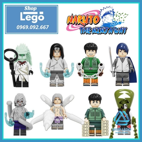 Uzumaki+Naruto +Minato+Orochimaru+Yakushi+Kabuto+Tobirama+Hashirama+Bee+Minifigure+Compatible+ Lego
