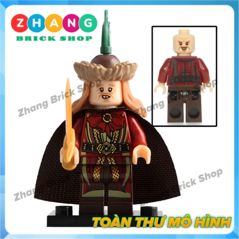 Xếp hình Frodo Gandalf Thranduil Elrond Lake-town Galadriel Arwen Merry Lego Minifigures Pogo PG8148