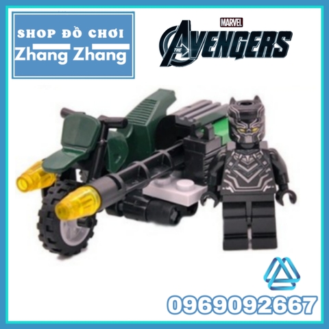 Xếp hình Siêu anh hùng Marvel Motorcycle Lego Minifigures Decool 7008 7013