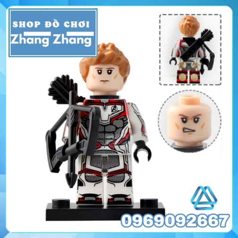 Xếp hình Người sắt War Machine Hawkeye Pepper Mk85 Mk50 Hulk Iron Man Avengers : Endgame Lego Minifigures Koruit KT1026