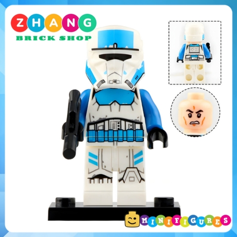 Xếp hình Star Wars Death Star Gunner - Kazuda Xiono - Knight of Ren Sith Trooper - Elrik Vonreg Lego Minifigures WM6083