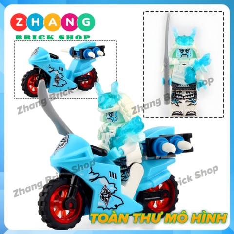 Xếp hình Ninjago Jay - Zane - Kai - Lloyd - Nya - Cole - Ice Emperor - General Vex Lego Minifigures PRCK 61015
