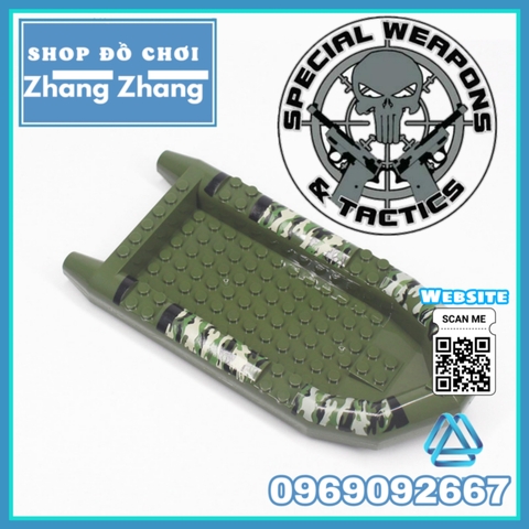 Xếp hình xuồng máy cano cao tốc của lực lượng đặc nhiệm SWAT Lego Minifigures