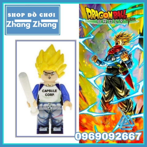 Xếp hình Dragon Ball Z Truck Capsule Corporation Trong 7 viên ngọc rồng Lego Minifigures Kopf KF2038