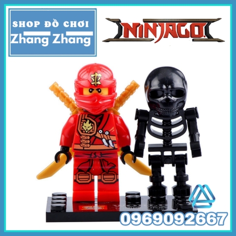 Đồ chơi Xếp hình Ninjago KAI - JAY - COLE - ZANE - Lloyd - WU - NYA - Morro Minifigures SY282