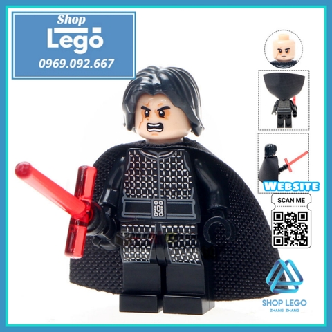 Xếp hình Star Wars Bo-Katan  Revan Kylo Ren Darth Malgus Mitaka Yoda Dengar Coleman Trebor Lego Minifigures Pogo PG8071