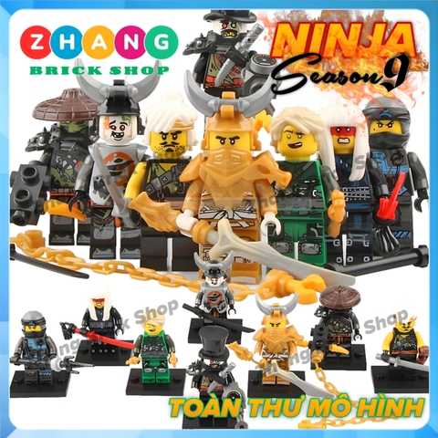 Xếp hình Ninjago Golden Dragon Lego Minifigures LeLe A033 040