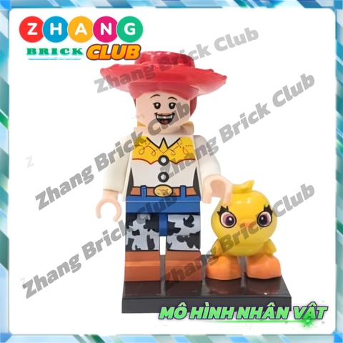 Xếp hình Toy Story 4 Câu chuyện đồ chơi Woody Sporky - Jessie Ducky - Bunny Lego Minifigures Pogo PG8270