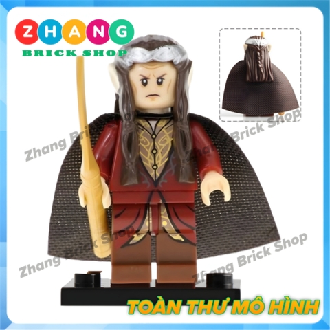 Xếp hình Frodo Gandalf Thranduil Elrond Lake-town Galadriel Arwen Merry Lego Minifigures Pogo PG8148