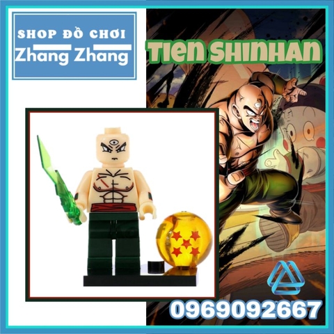 Đồ chơi xếp hình Tien Shinhan trong Dragon Ball 7 viên ngọc rồng mô hình Minifigures WM253