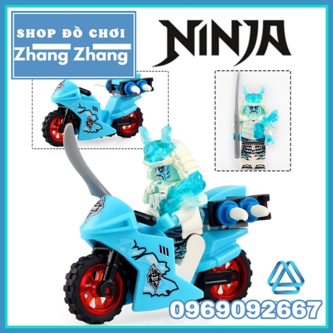 Xếp hình Ninjago Jay - Zane - Kai - Lloyd - Nya - Cole - Ice Emperor - General Vex Lego Minifigures PRCK 61015