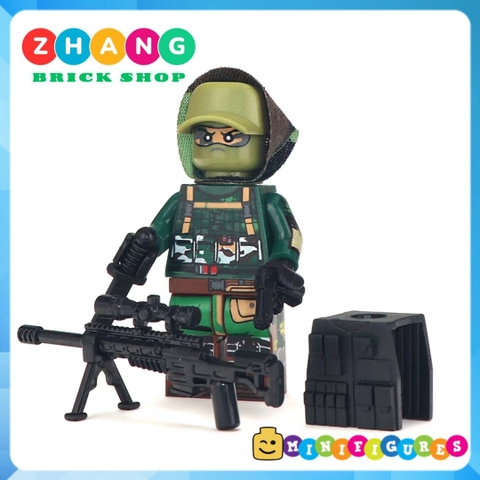 Xếp hình biệt đội đặc nhiệm Spetnazt phản ứng nhanh Swat Nga Lego Minifigures Decool 304 307