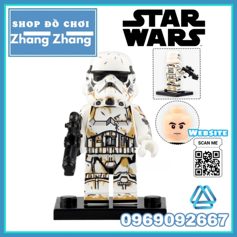 Xếp hình Star Wars Stormtrooper - Moff Gideon Cara Dune - Death Trooper Greef Carga Mandalorian Lego Minifigures WM6099
