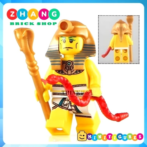 Đồ chơi Xếp hình Thần Anubis và Pharaoh đại chiến xác ướp Ai Cập Mummy Minifigures KL9006