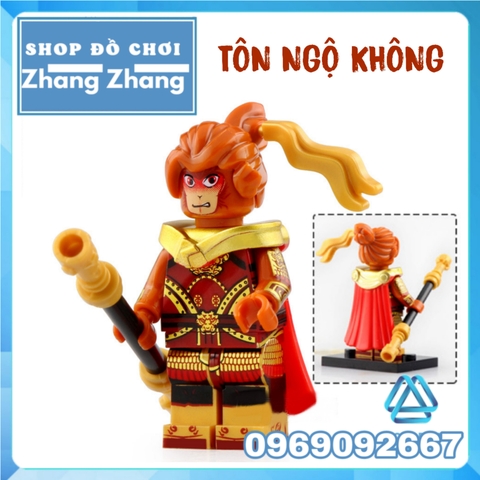 Xếp hình Bạch Xà Truyện Tôn Ngộ Không - Thanh Xà - Na Tra - Hứa Tiên - Ngao Bính Lego Minifigures Xinh X0274