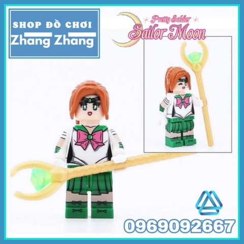 Xếp hình Sailormoon Mars Venus Mercury Jupiter Chiba Mamoru thủy thủ mặt trăng Lego Minifigures JY106