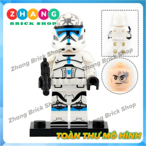 Xếp hình Star Wars Legion Coruscant Guard - Jesse - Imperial Stormtrooper Lego Minifigures Koruit KT1042