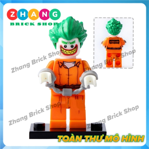 Xếp hình Batman Barbara và Poison Ivy Joker Catwoman - Aaron Cash - Penguin - Riddler Lego Minifigures Pogo PG8041