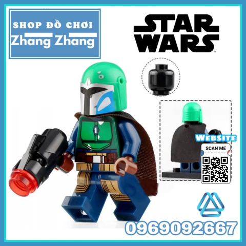 Xếp hình Star Wars Rey
 - Boba Fett
 - Ben Kenobi 
 - Jango Fett
 - Mandalorian Warrior Lego Minifigures G G0102