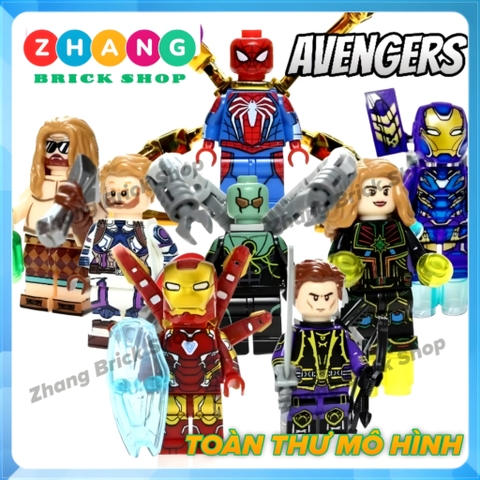 Xếp hình Iron Man - Pepper MK49
- Thor - Marvel - Octopus - Captain America - Hawkeye
 Lego Minifigures Kopf KF6097