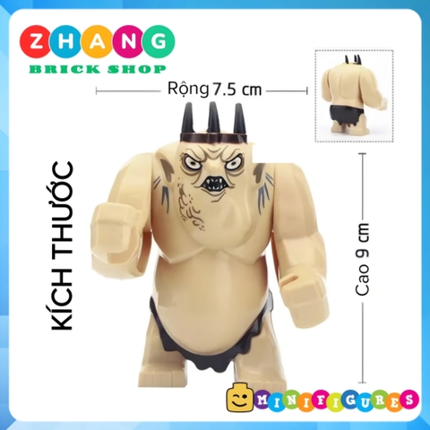 Xếp hình Vua của tộc yêu tinh The Goblin King trong The Lord of the Rings Lego Minifigures MG1016