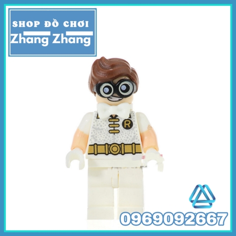Xếp hình Batman - Alfred - Robin - Catwoman - Gordon - King Tut - Harley Quinn - Joker Lego Minifigures POGO PG8074