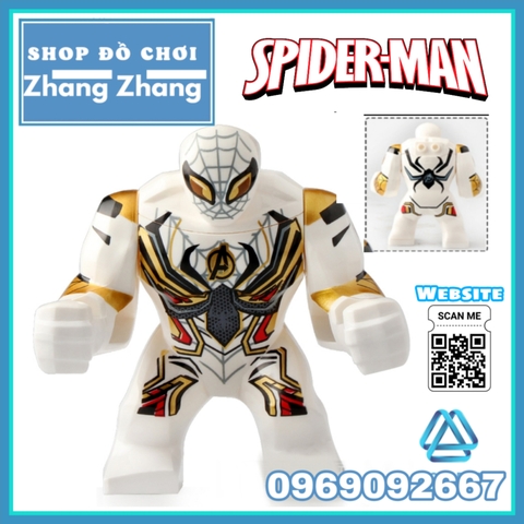 Xếp hình Spider-Man Avengers Trắng Bigfigures Lego Minifigures Lele D211 PRCK Gd211