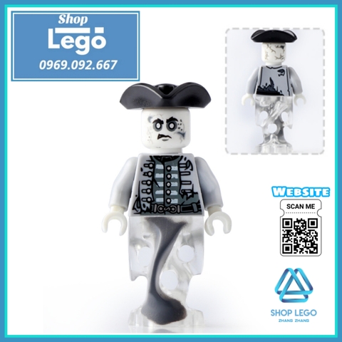 Xếp hình Cướp biển vùng Caribe Jack Sparrow - Carina - Salazar - Henry Lego Minifigures Pogo PG8048