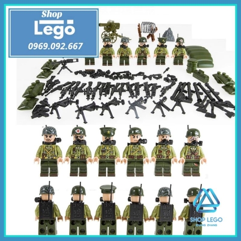 Xếp hình Cuộc chiến Liên Triều Bộ binh Mỹ Lego Minifigures No.71020