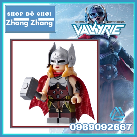 Xếp hình Lady Thor Jane Foster Thor The Darkness Marvel Lego Minifigures wm6024 wm466