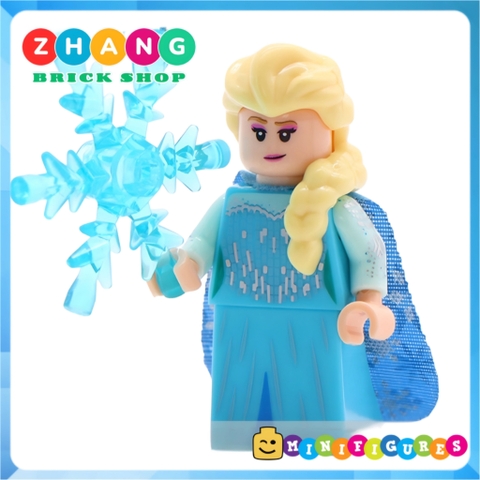 Xếp hình Nữ Hoàng Băng giá Frozen Elsa và Anna dành cho bé gái Lego Minifigures WM6084
