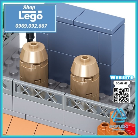 Xếp hình 270 hình Tiệm đồ nướng Naruto và Sasuke rủ nhau đi nhậu Lego Minifigures PRCK 69626