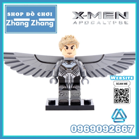 Xếp hình X-men : Apocalypse - Magneto - Archangel - Psylocke - ProfessorX - Quick Silver - Nightcrawler Lego Xinh X0115