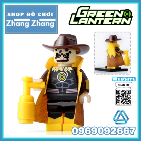 Xếp hình Flash & Shazam Green Lantern Fire Storm - Black Adam - Lobo - Scarecrow DC Comics Lego Minifigures Xinh X0153